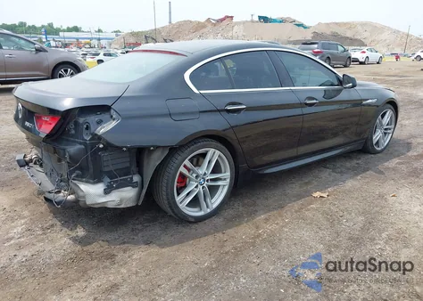 2013 BMW 650I Gran Coupe xDrive z USA, uszkodzony, nr VIN WBA6B4C58DD098757